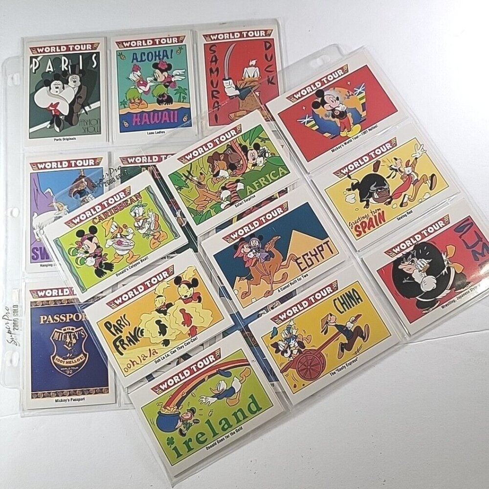 1991 Disney World Tour Impel Marketing All 72 Cards 2 Sided NM